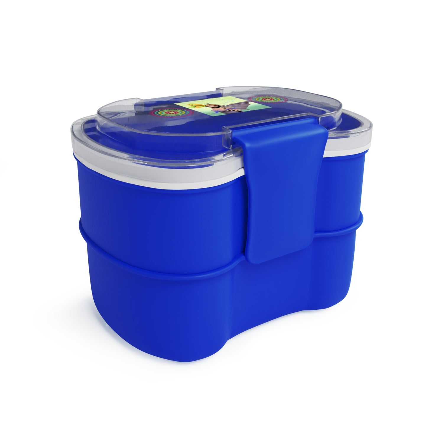 Caja bento de dos niveles con forma de hada
