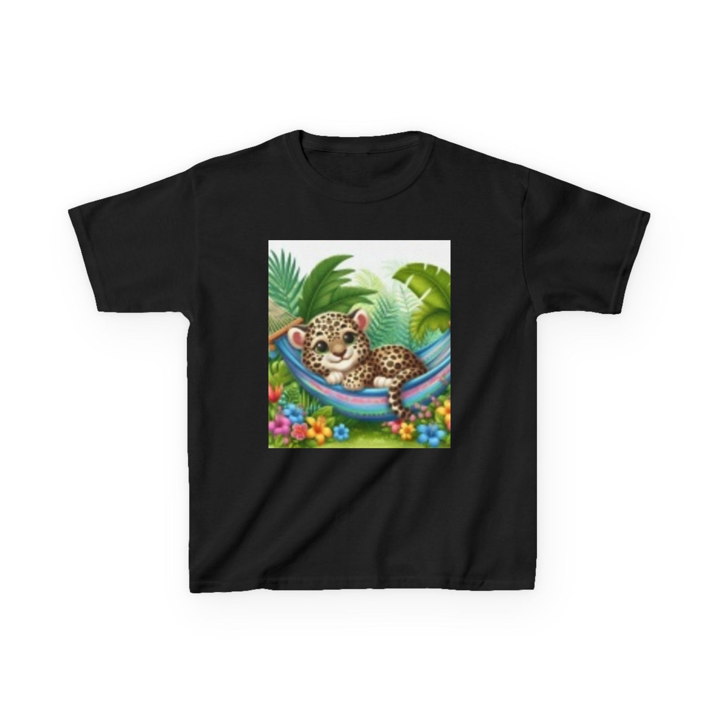 Linda camiseta infantil de leopardo de la jungla: arte animal adorable para todos los jóvenes exploradores