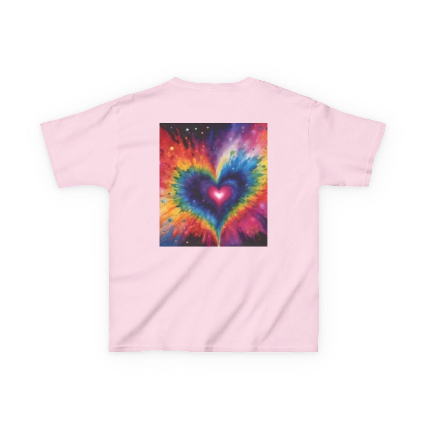 Great Family Colorful Heart T-shirt Teenagers🤟🦋✨😁🌍