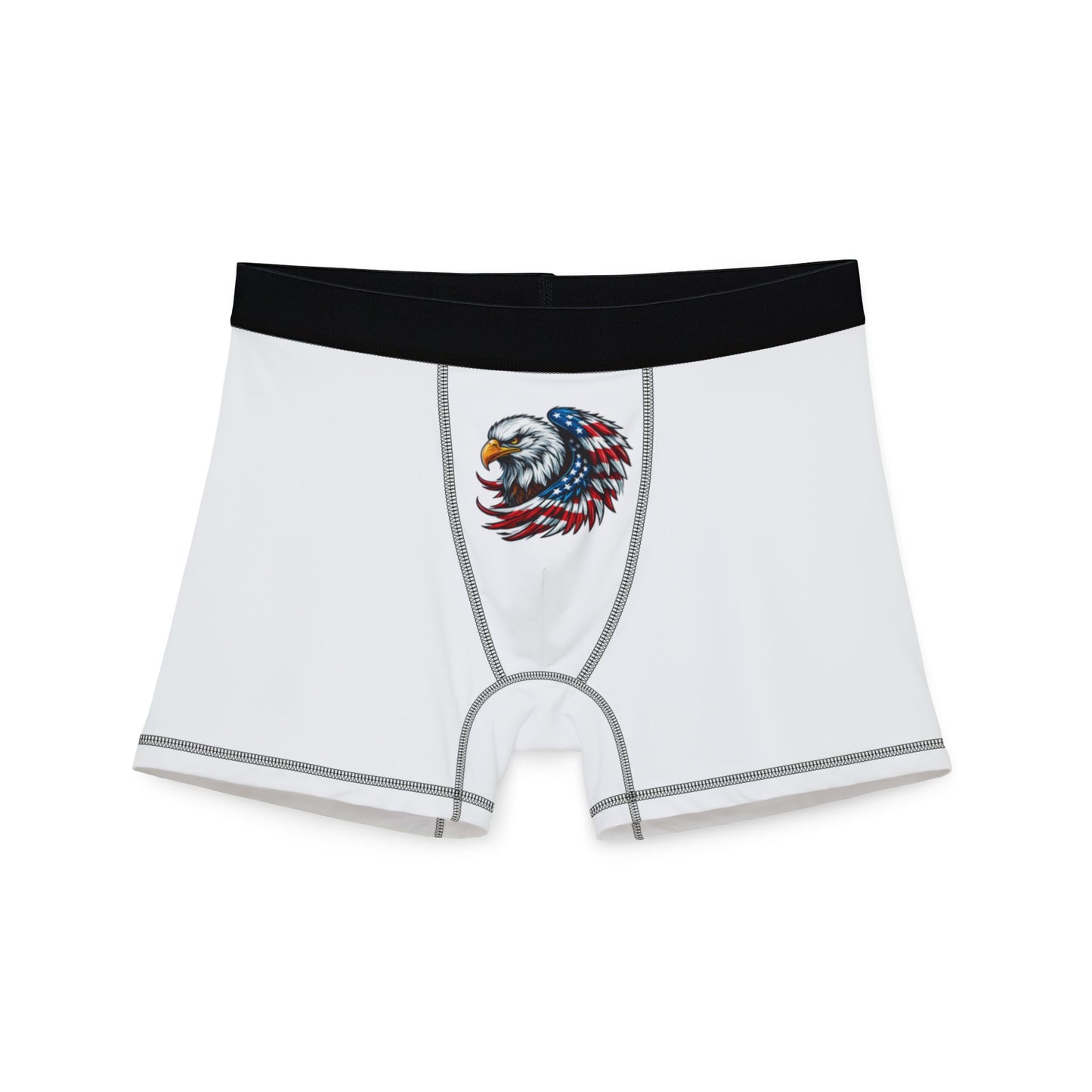 Men's Eagle Print Boxers, Patriotic Underwear, Gift for Him, Men's AOP Briefs, Unique Men's Clothing, Casual Daily Wear