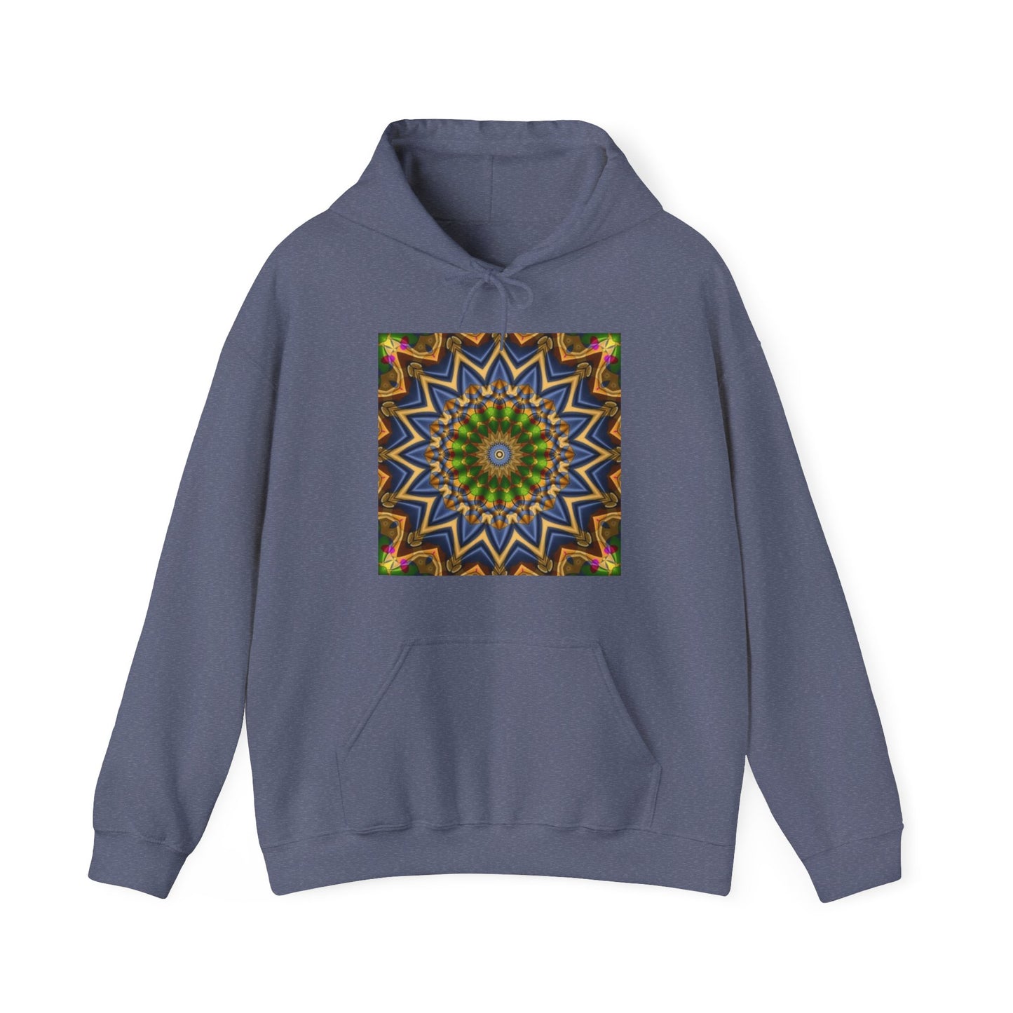 Sudadera con capucha de diseño abstracto