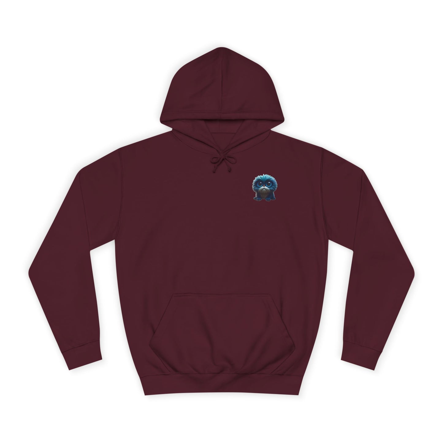 Colorful Unisex College Hoodie with Whimsical Creature Design - Perfect for Students, Gifts, and Casual Wear