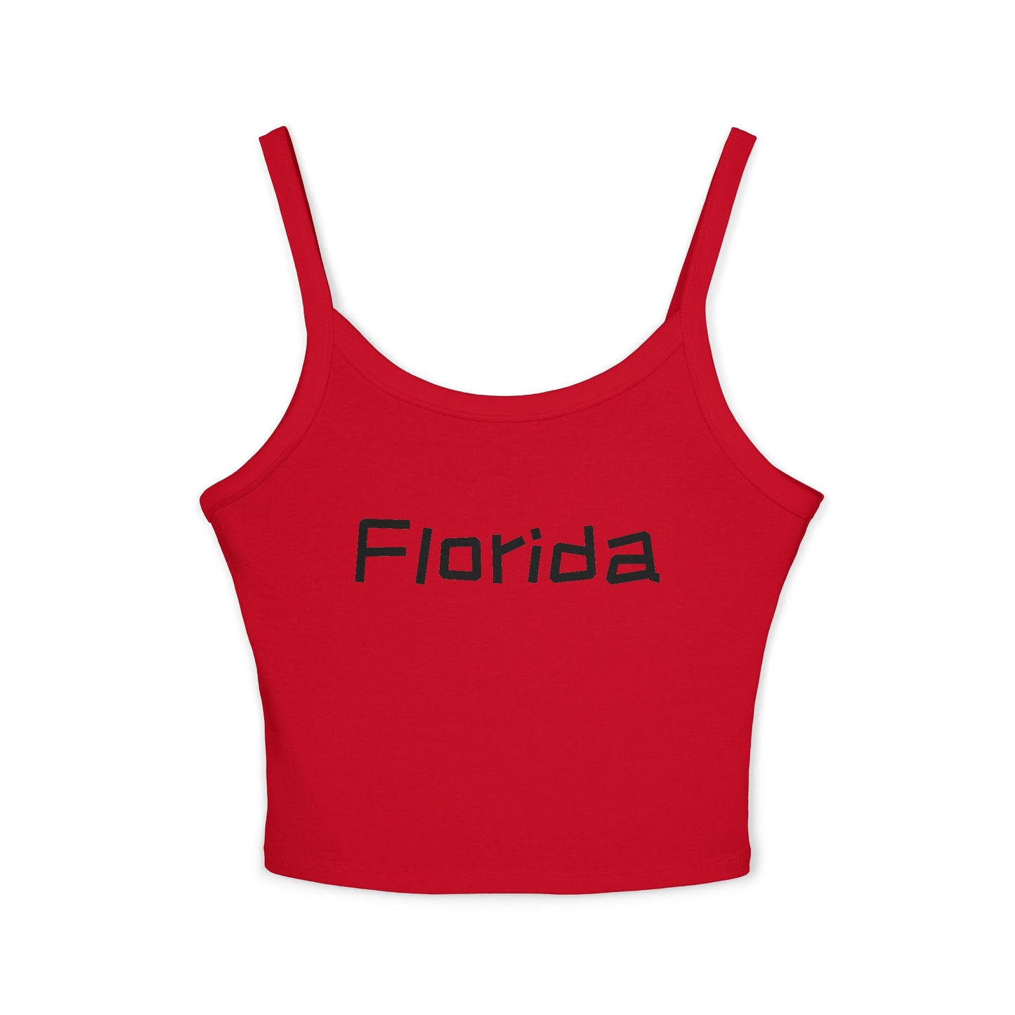 Florida Women's Spaghetti Strap Tank Top, Casual Summer Top, Layering Piece, Beachwear, Gift for Her, Comfortable Everyday Wear