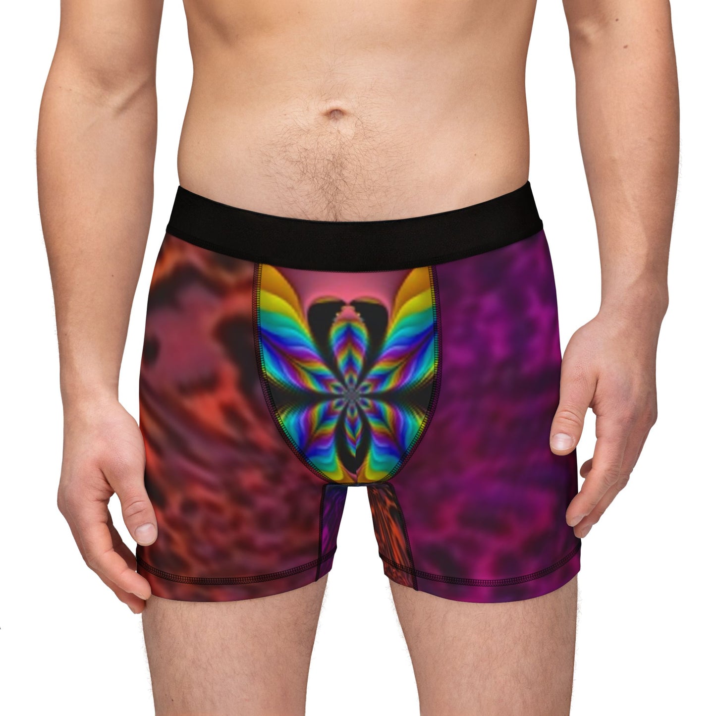 Vibrant Animal Print Boxers, Unique Men's Underwear, Colorful Shorts, Perfect for Festivals, Gifts for Him, Comfortable Everyday Wear
