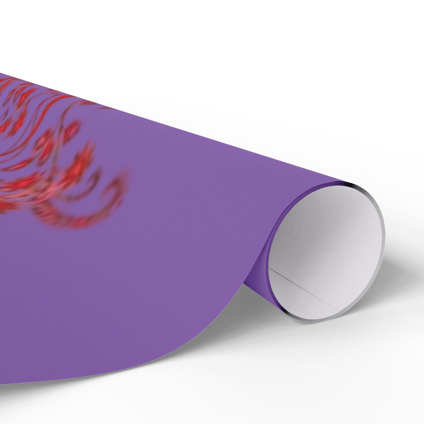 Papel de regalo floral vibrante para regalar | Diseño morado y rojo | Perfecto para cualquier ocasión