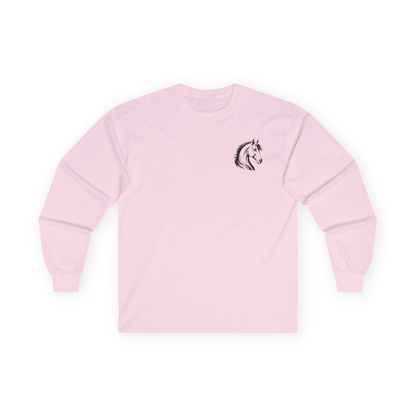 Camiseta unisex de manga larga de algodón ultra fino Majestic Horse: perfecta para amantes de los animales.