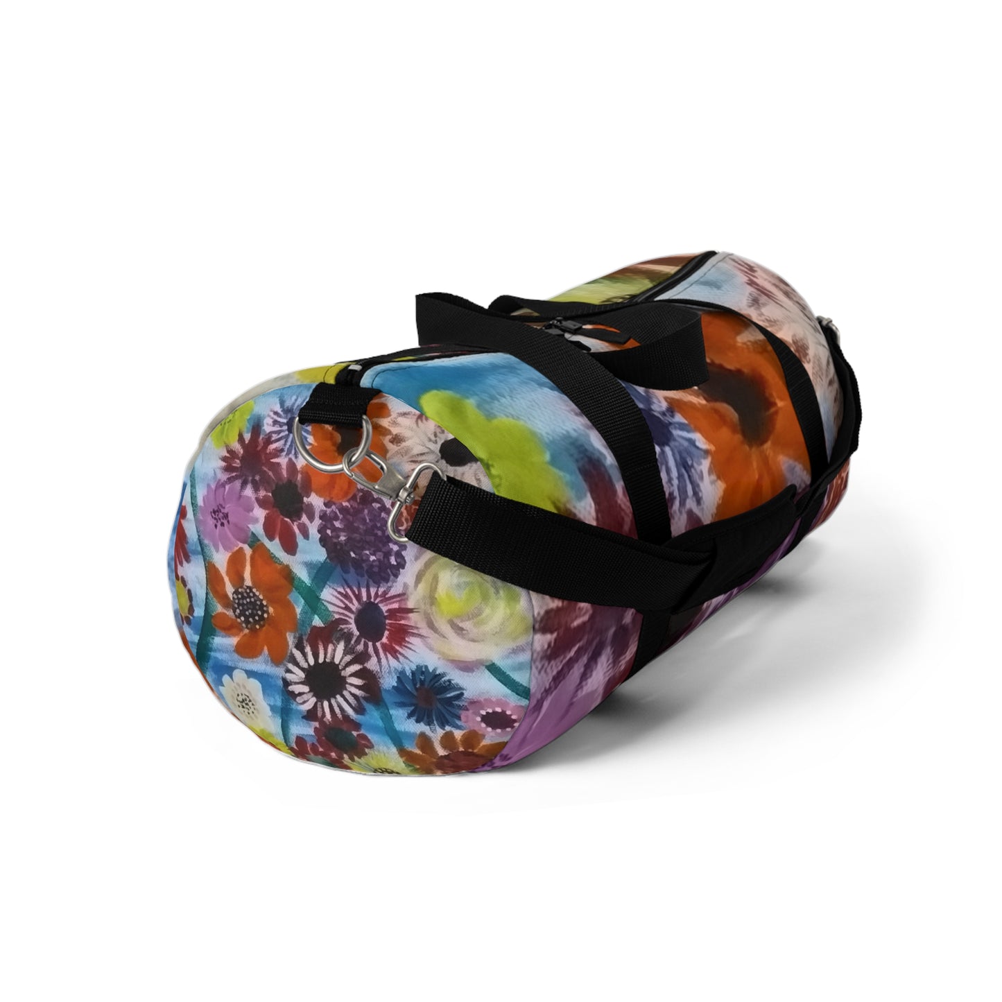 Bolsa de lona con diseño de jardín de flores