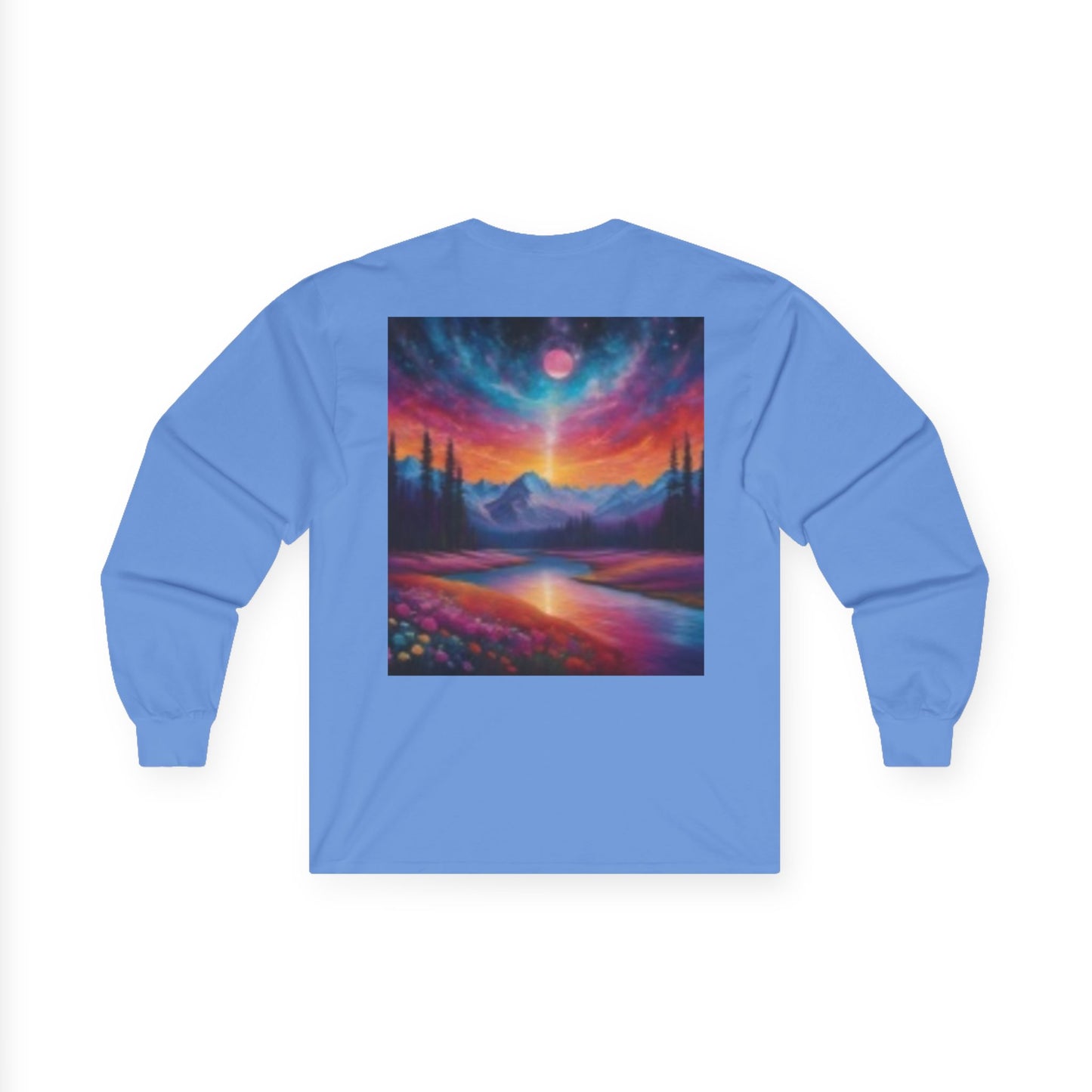Camiseta de manga larga "Aventura al atardecer": arte gráfico impresionante para amantes de la naturaleza