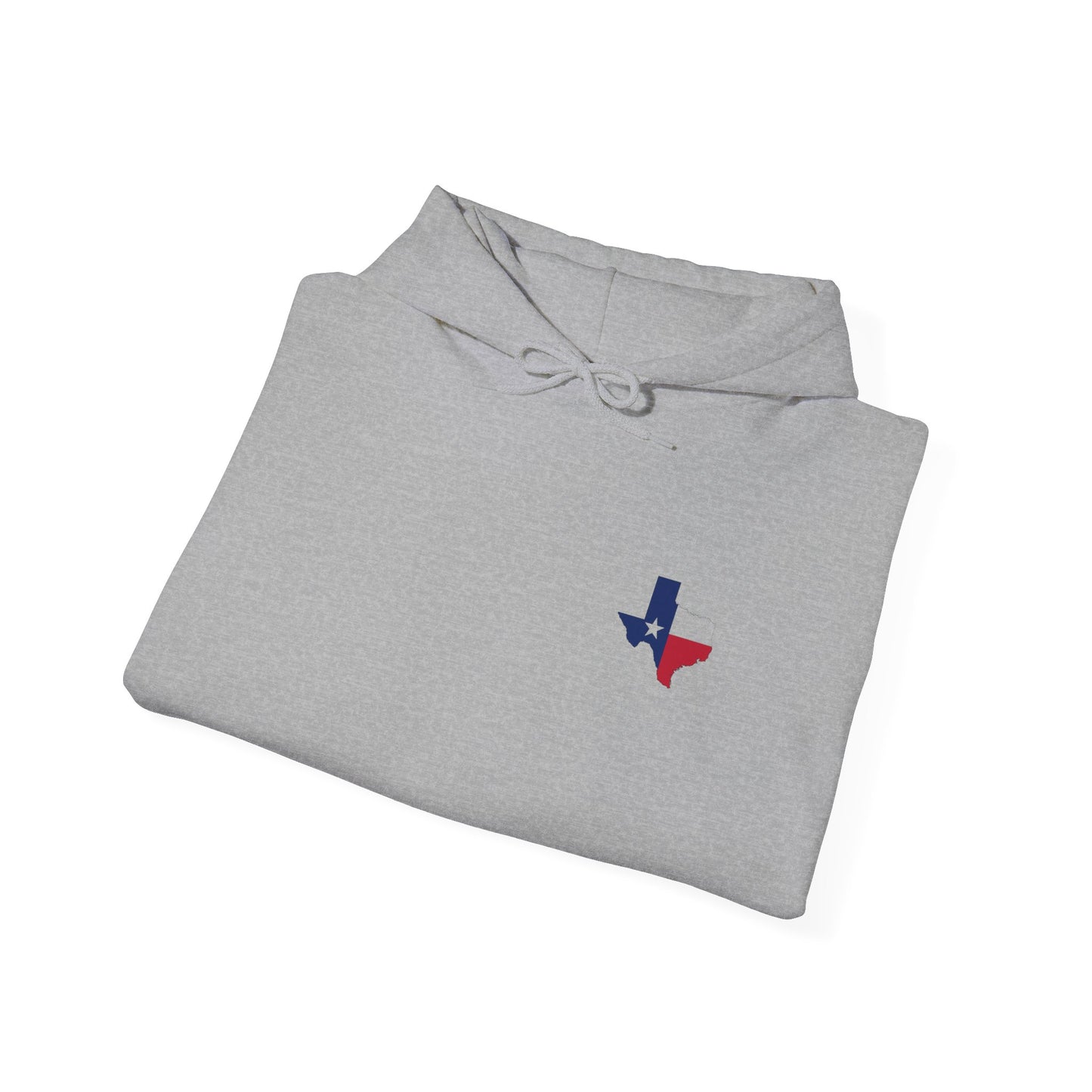 Sudadera con capucha unisex inspirada en Texas con diseño de mangas coloridas