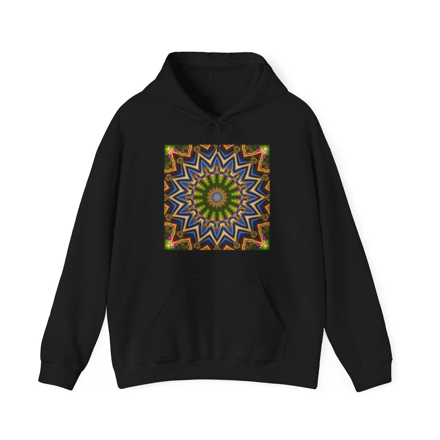 Sudadera con capucha de diseño abstracto