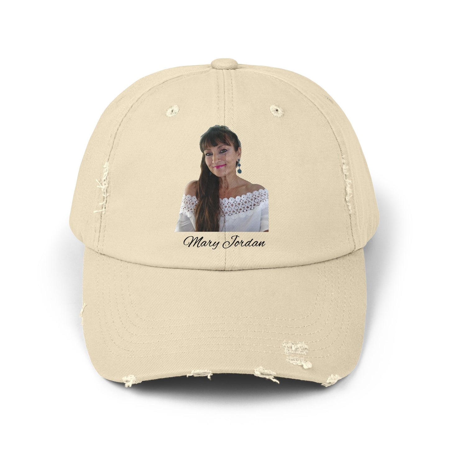 Gorra desgastada con la imagen de Mary Jordan ¡Sintiéndose fabulosa!
