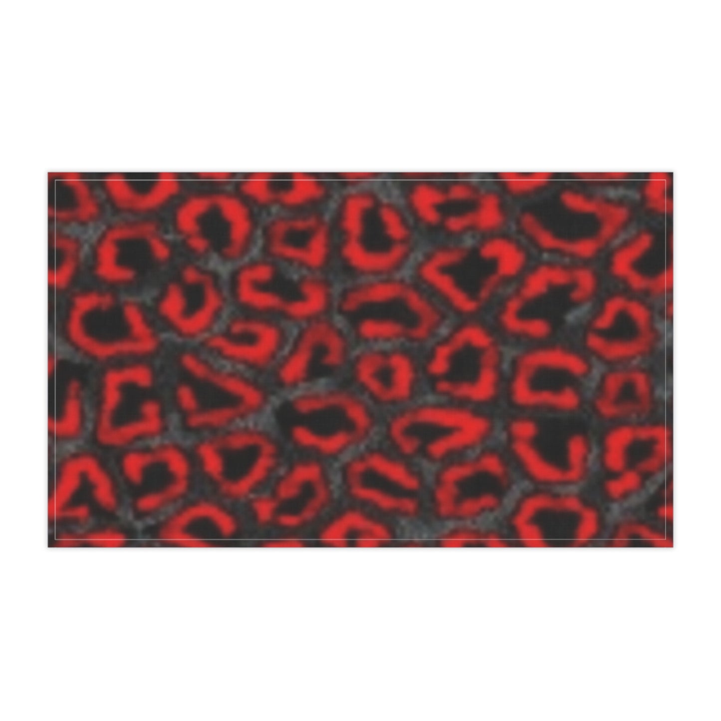 Paños de cocina con estampado de leopardo rojo intenso: decoración de cocina elegante para amantes de la vida silvestre