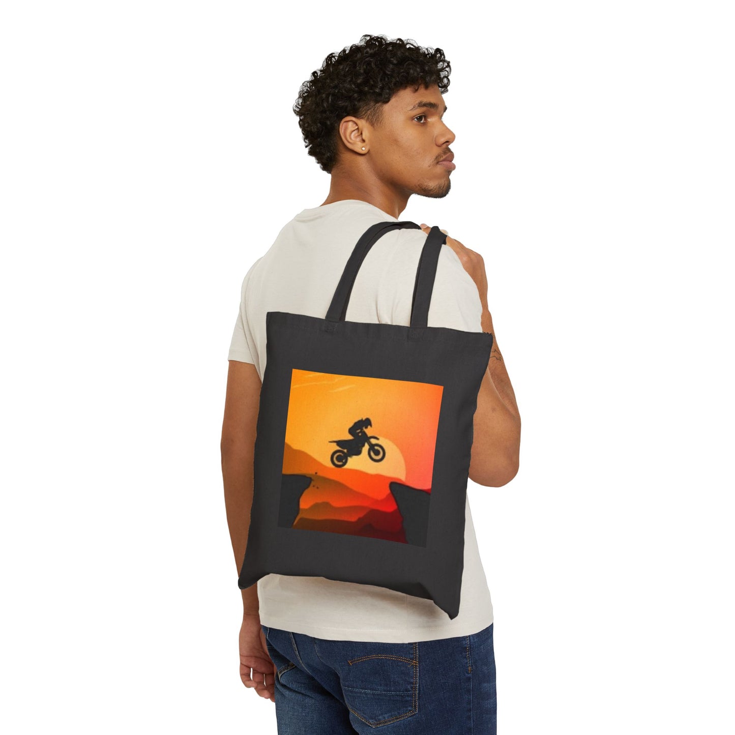 Bolsa de lona de algodón con temática de aventuras: perfecta para los amantes de la naturaleza