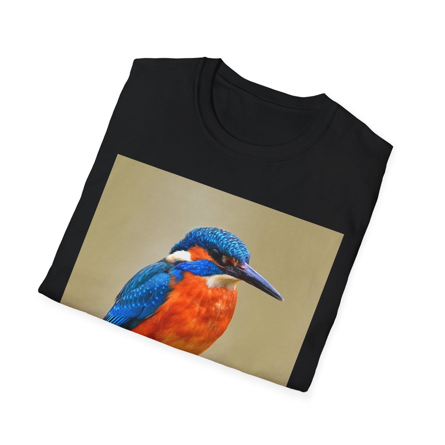Vibrant Kingfisher Graphic T-Shirt, Nature Lover Tee, Birdwatching Apparel, Unique Animal Shirt, Eco-Friendly Gift