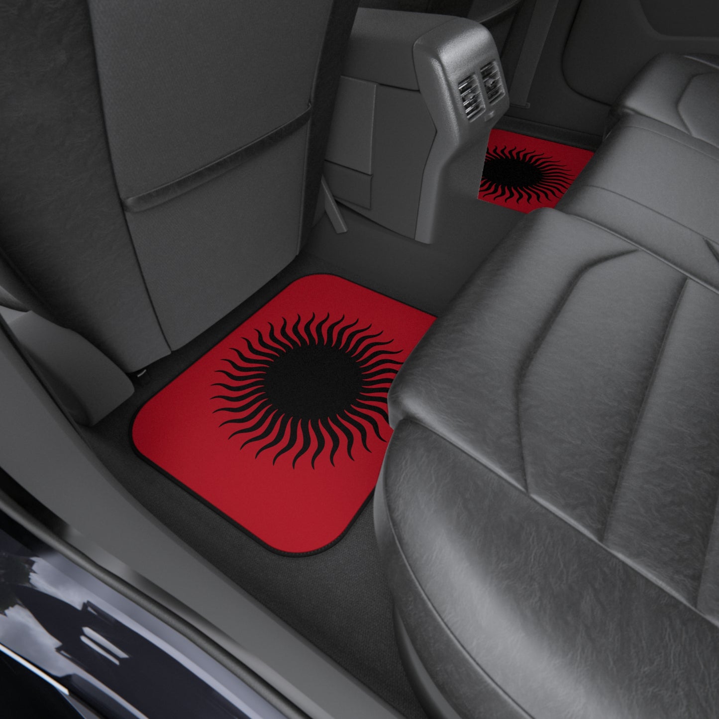 Alfombrillas para coche (juego de 4) Sol negro