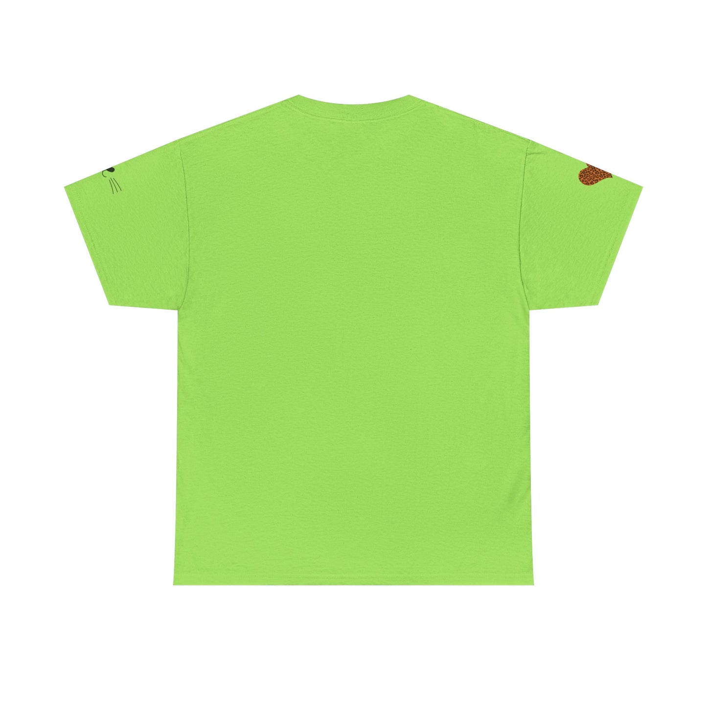 Camiseta unisex de algodón grueso con diseño de gato divertido - "¿Quién soy yo?"