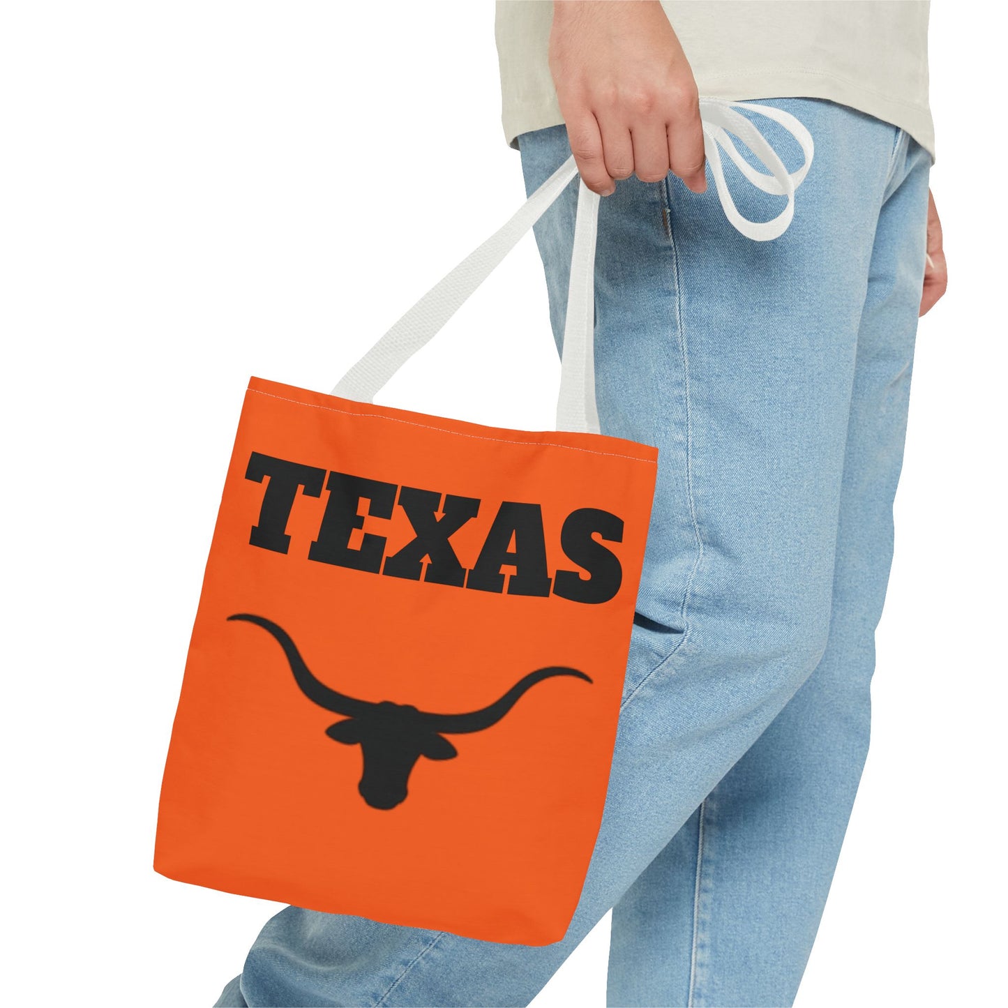 Bolsa de mano Texas Longhorn: diseño naranja llamativo para fanáticos