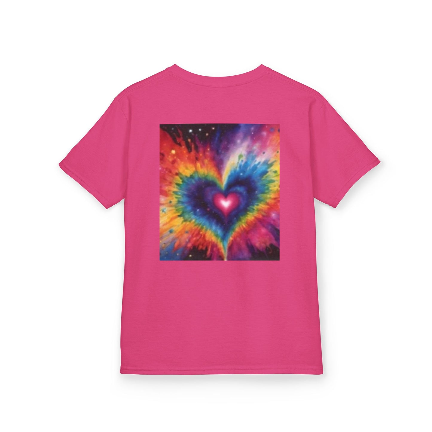 Camiseta infantil "Hello Sunshine" con corazones de colores: ropa de verano divertida y divertida