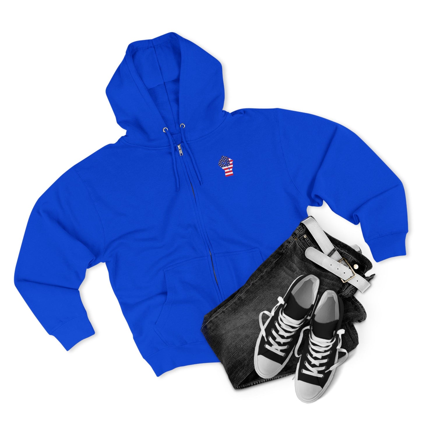 Sudadera con capucha y cremallera unisex Segunda Enmienda ¡Manteniendo nuestras libertades de "Nosotros, el pueblo"!