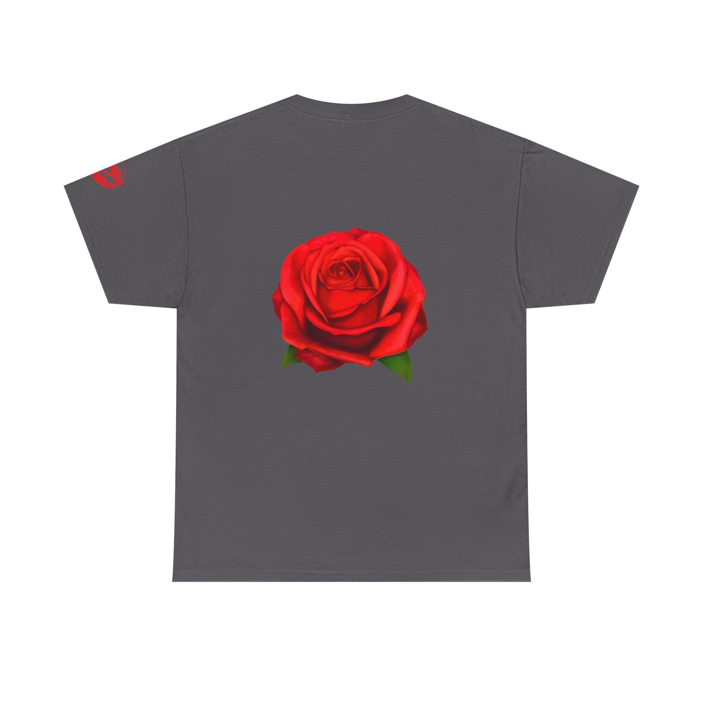 Camiseta unisex de algodón grueso con retrato elegante: ropa informal con estilo