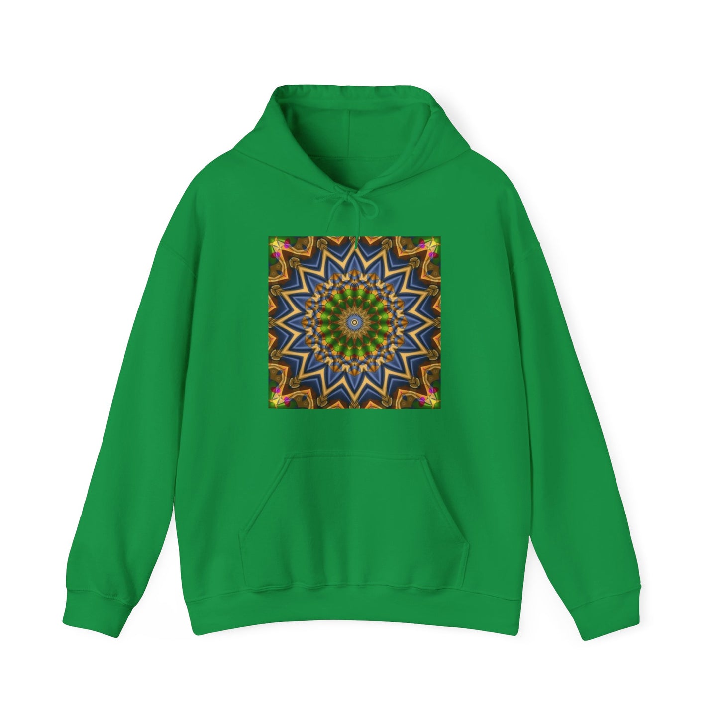 Sudadera con capucha de diseño abstracto