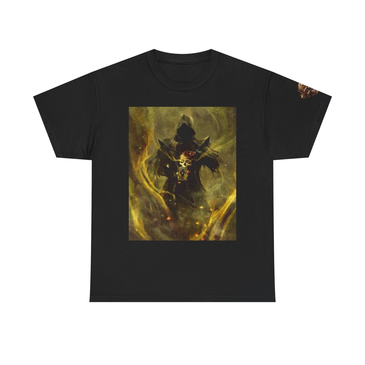 Camiseta unisex de algodón grueso con gráficos de fantasía épica: perfecta para los fanáticos de los videojuegos