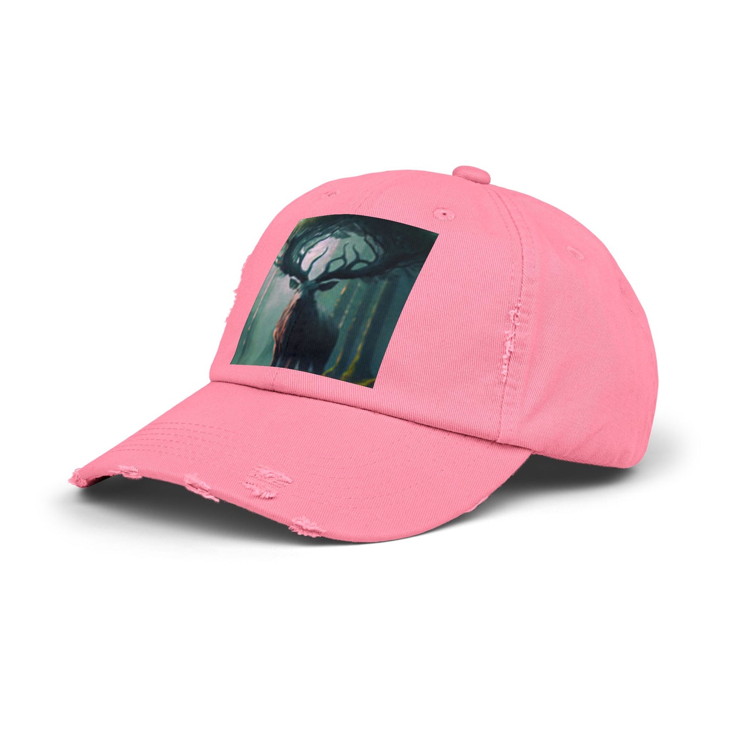 Bosque de ciervos con gorra en dificultades