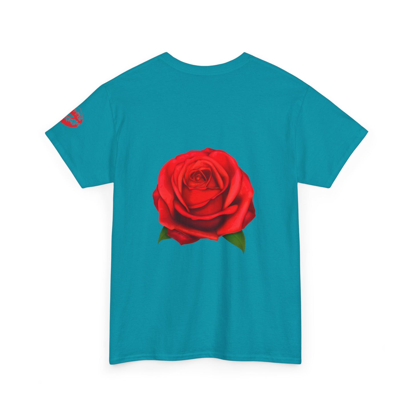 Camiseta unisex de algodón grueso con retrato elegante: ropa informal con estilo