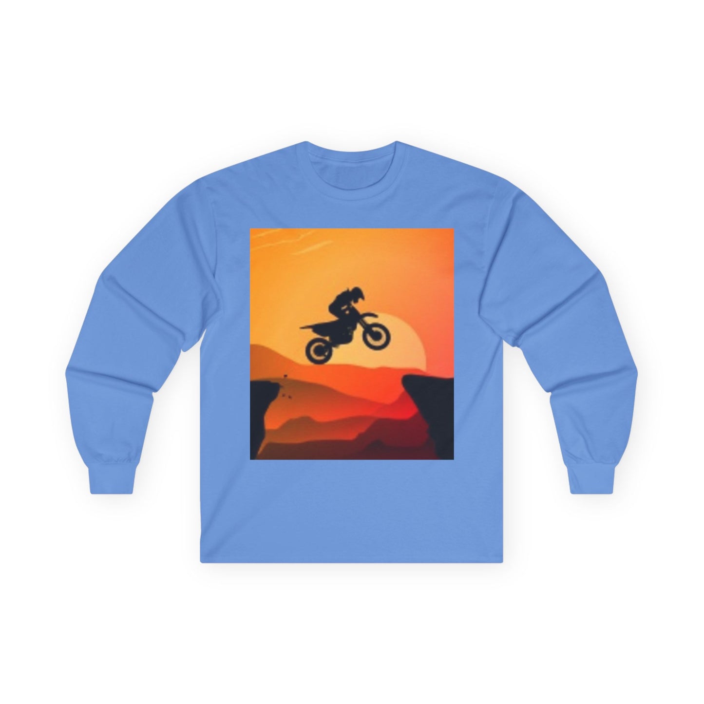 Camiseta de manga larga "Aventura al atardecer": arte gráfico impresionante para amantes de la naturaleza