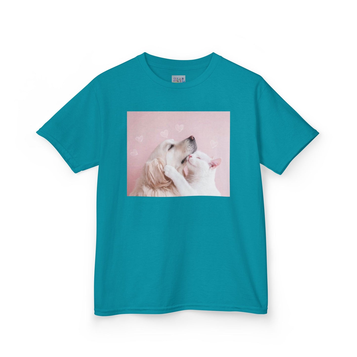 Kids Dog Love T-shirt | Cute Pet Graphic Tee for Children, Valentine's Day Gift, Birthday Shirt, Animal Lover Top, Adorable Kids Apparel