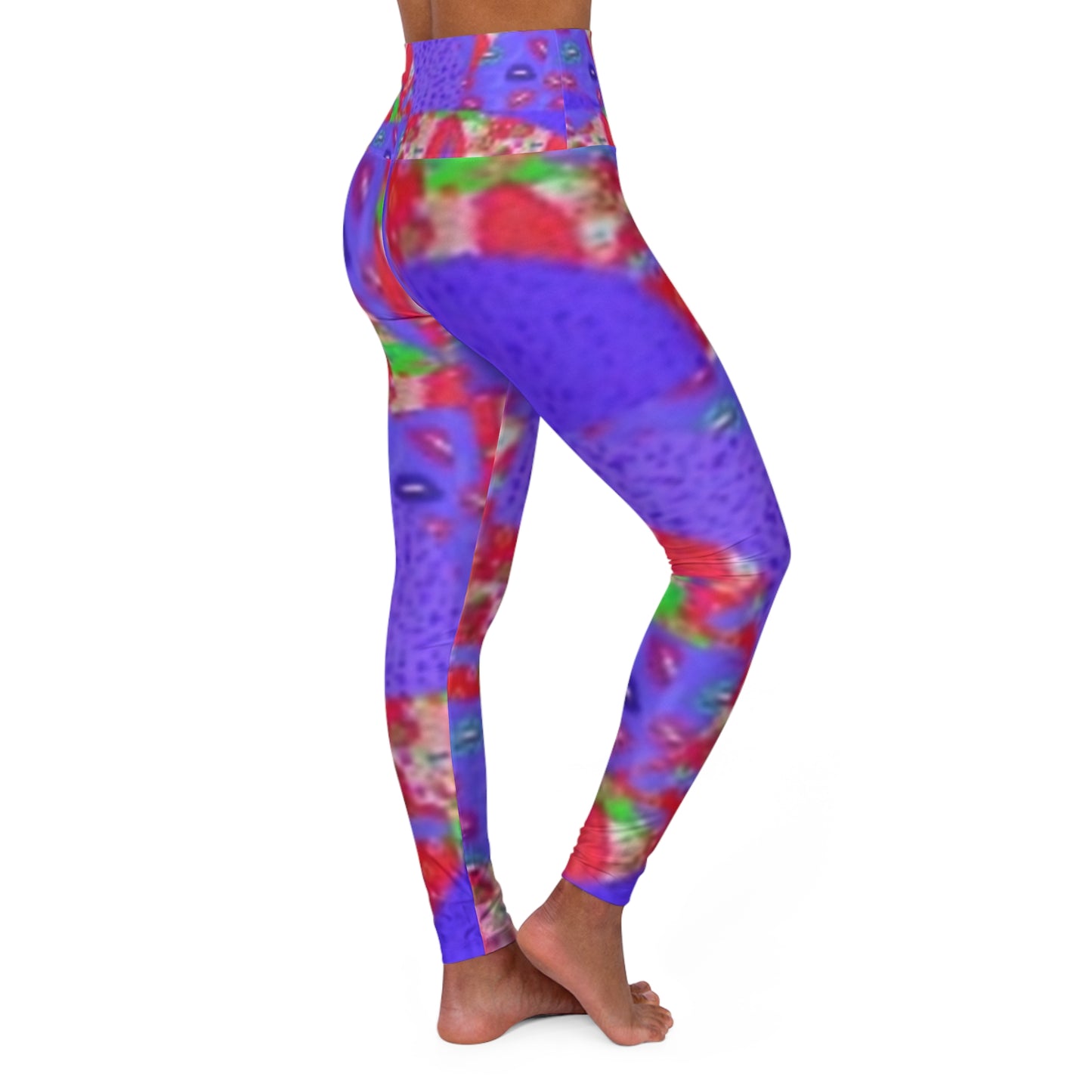 Leggings de yoga de cintura alta vibrantes para un estilo de vida activo: perfectos para fitness y uso diario.