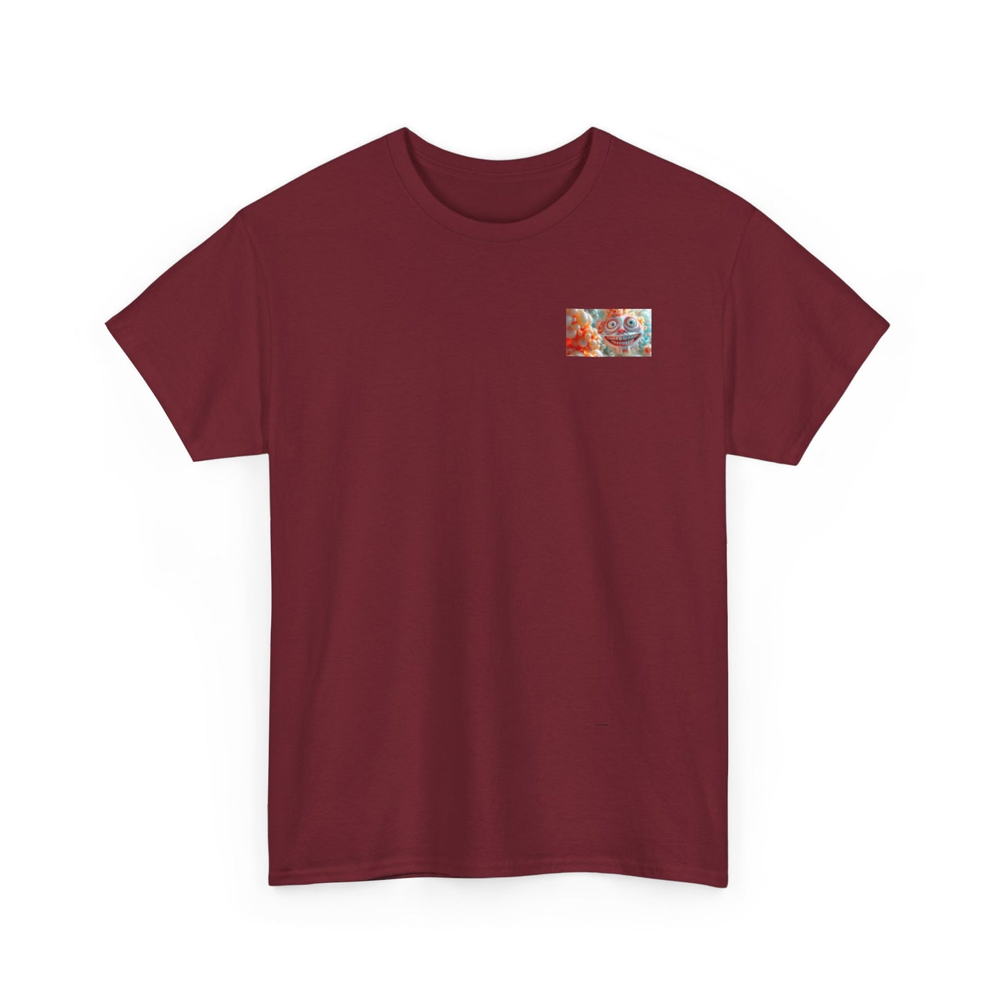 Camiseta de manga corta con dibujos de dientes