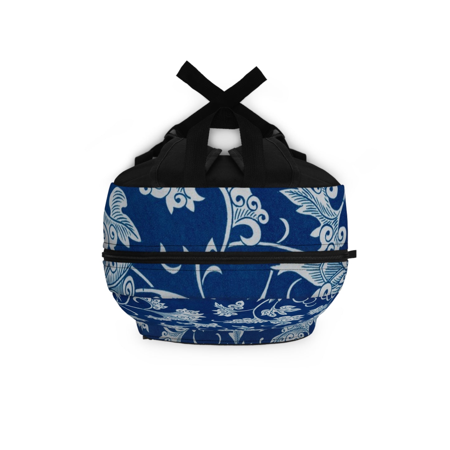 Mochila Azul y Flores Viaje de Trabajo Escolar a Manhattan Nueva York EE.UU.