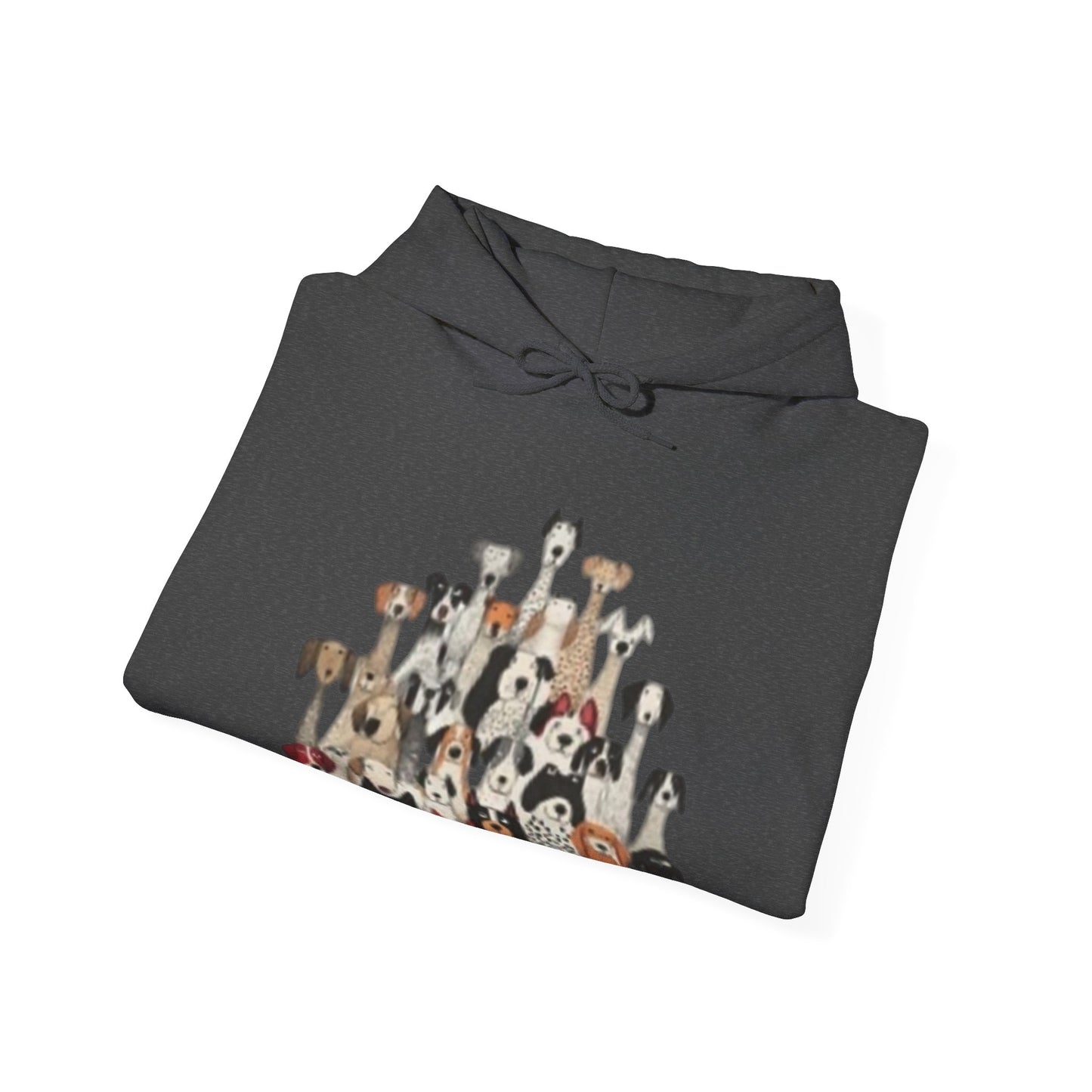 Cute Cartoon Dogs Unisex Heavy Blend Hooded Sweatshirt