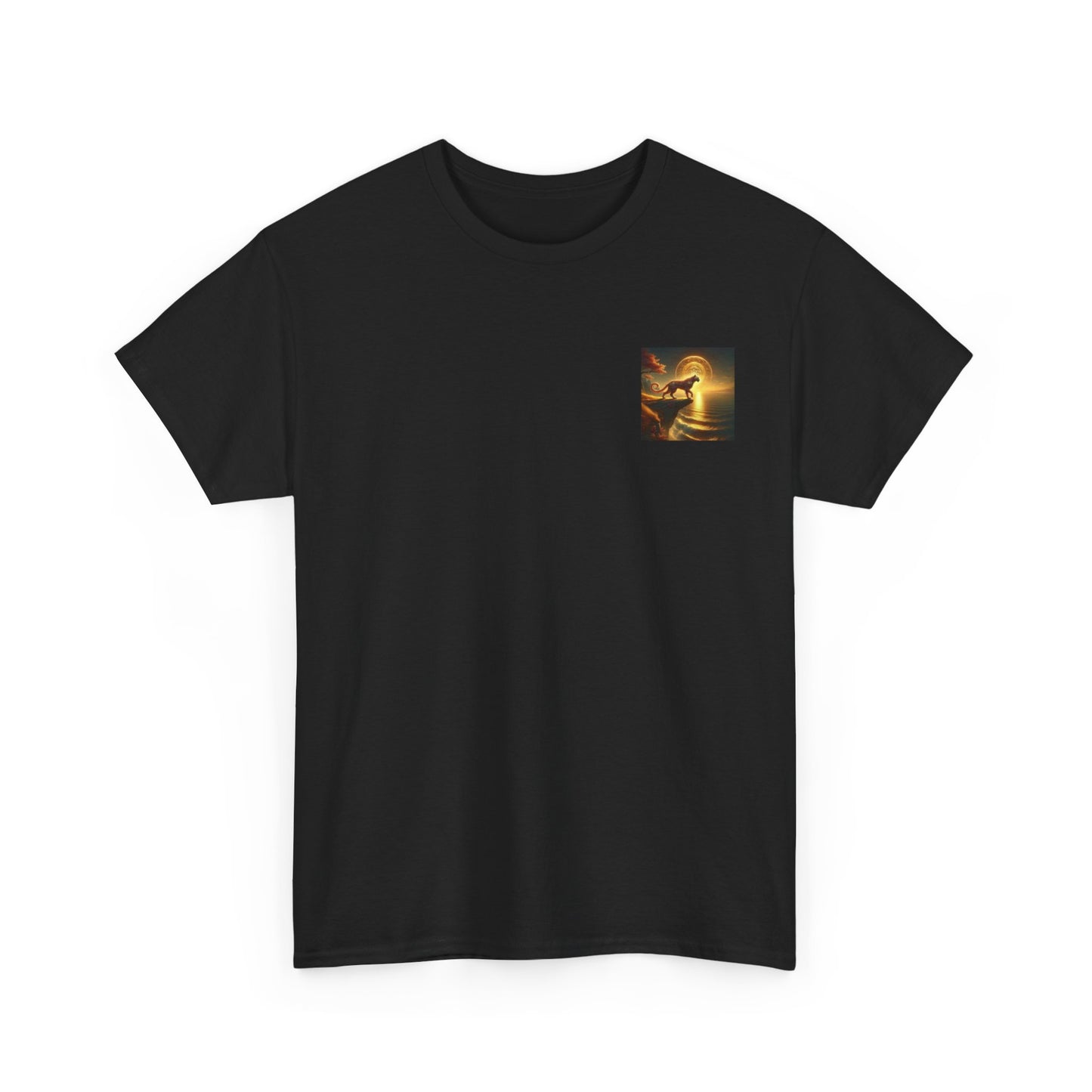 Camiseta Tallas grandes Tigre al borde del acantilado al atardecer ¡Hermosa! Texas ¡Me encantó esta camiseta!