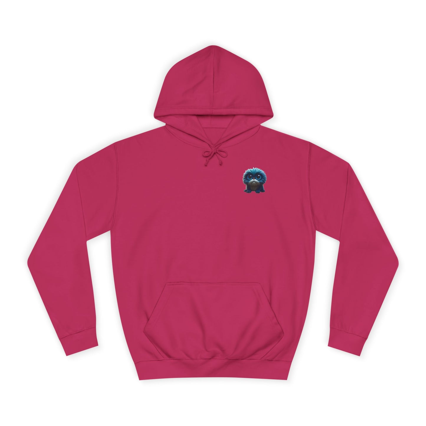 Colorful Unisex College Hoodie with Whimsical Creature Design - Perfect for Students, Gifts, and Casual Wear