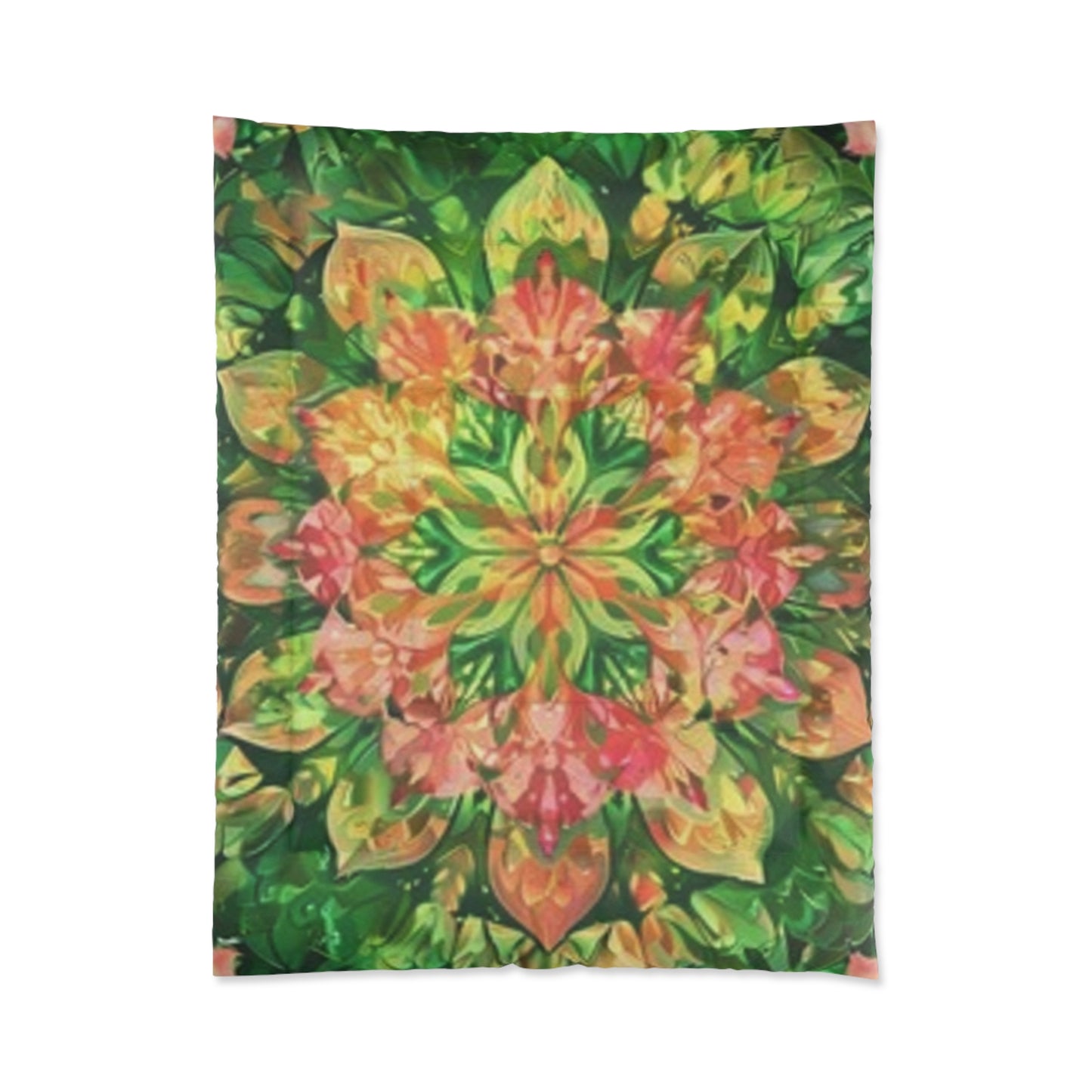 Vibrant Floral Comforter - Cozy Bedding for Nature Lovers, Perfect for Spring Decor, Boho Home, Gift for Gardeners, Bedroom Makeover