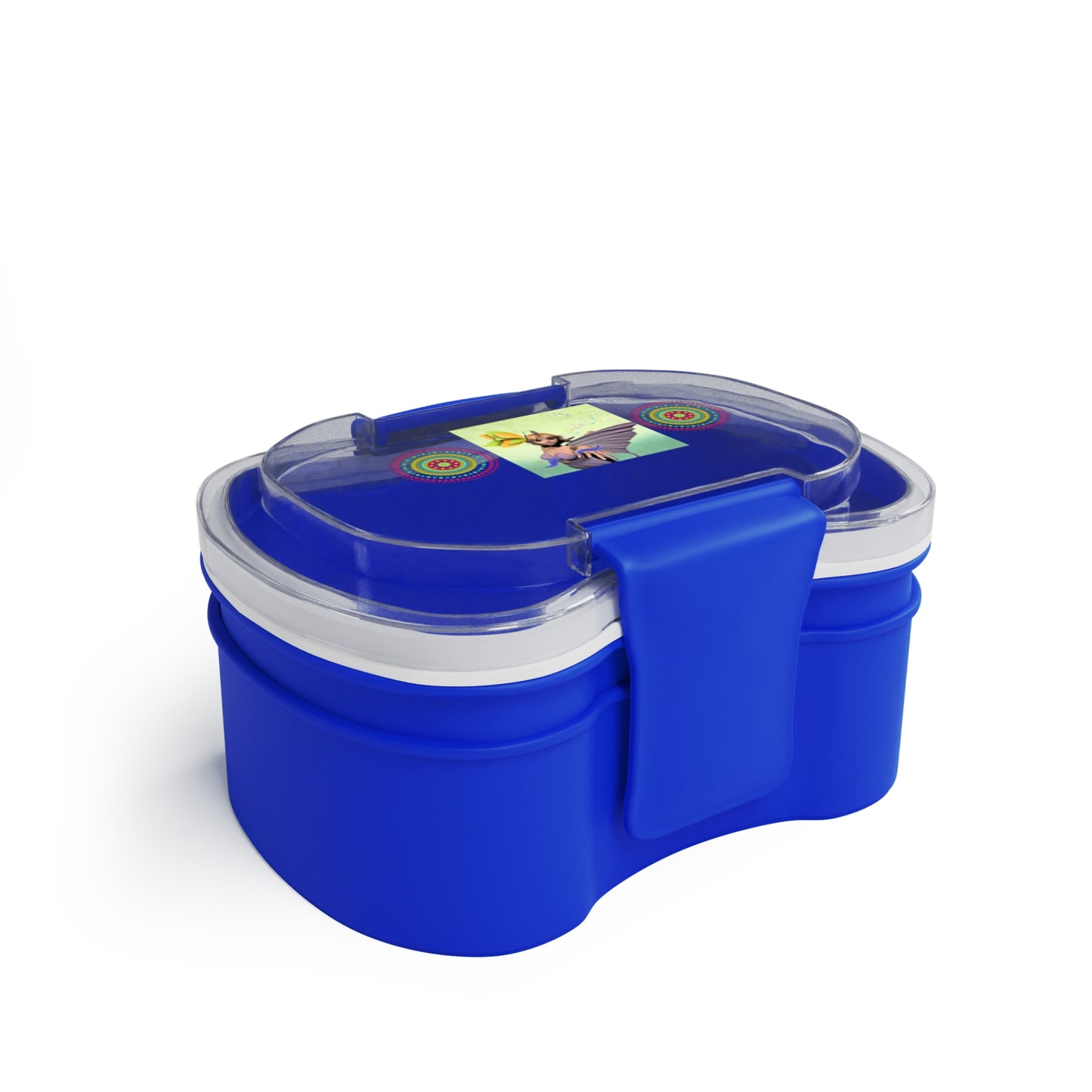 Caja bento de dos niveles con forma de hada