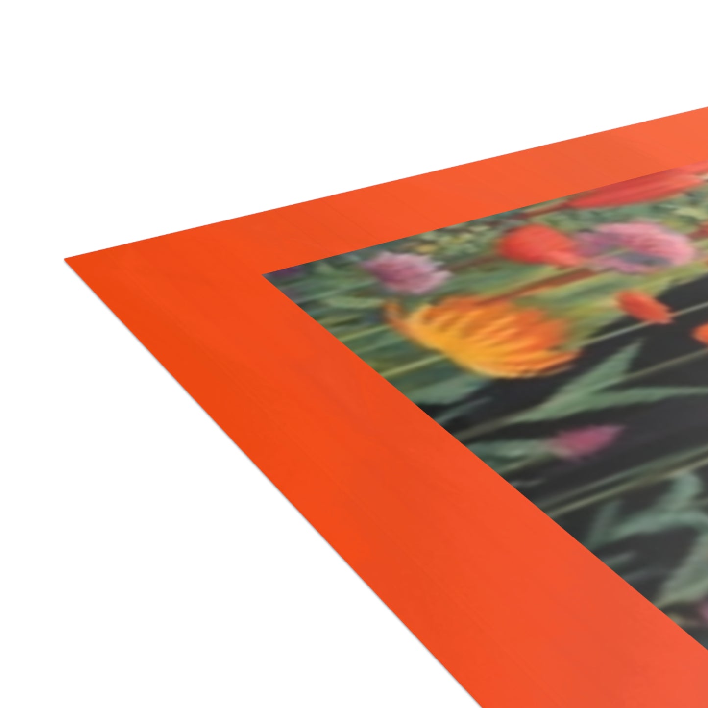 Paquete de postales vibrantes: diseños de gatos y flores silvestres con sobres