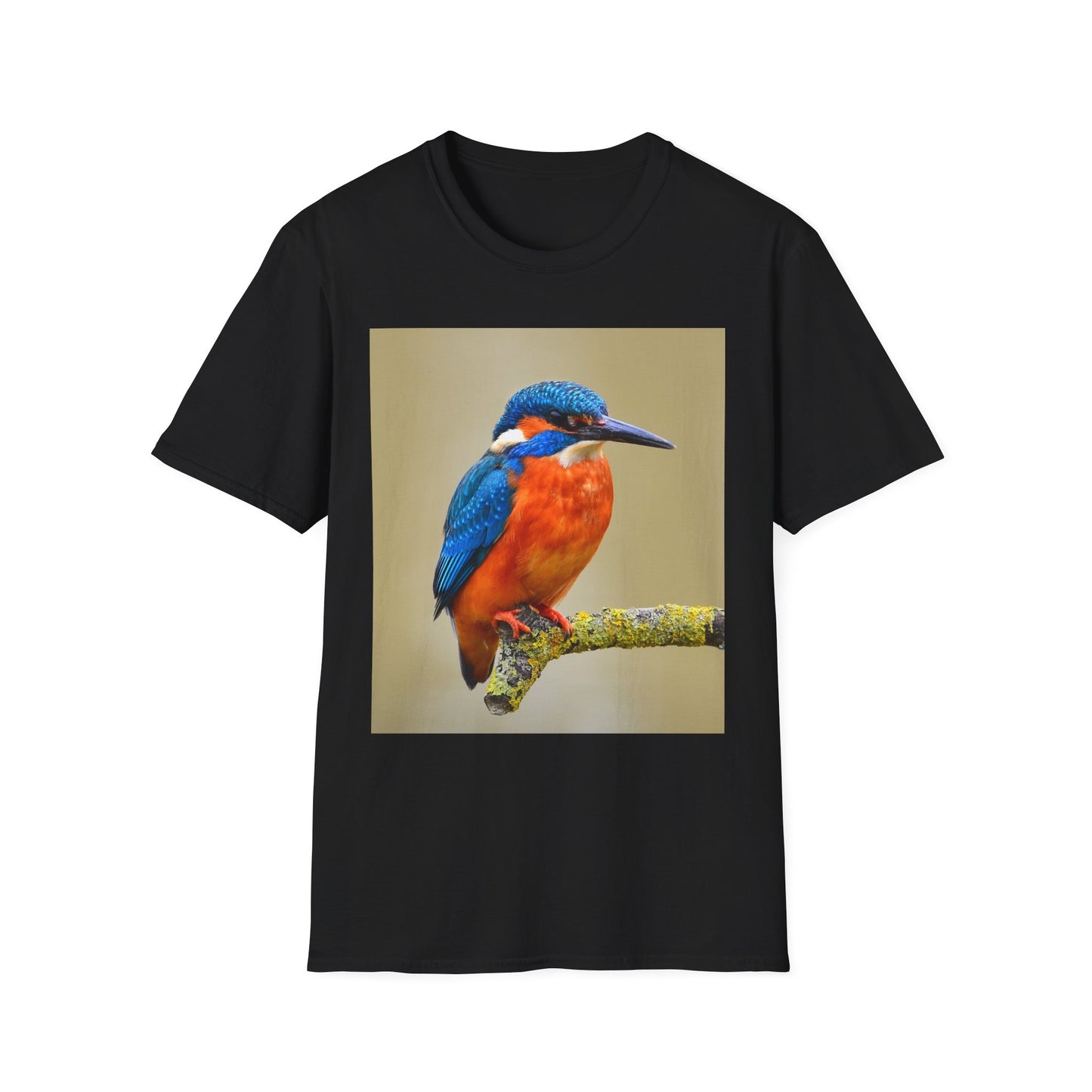 Vibrant Kingfisher Graphic T-Shirt, Nature Lover Tee, Birdwatching Apparel, Unique Animal Shirt, Eco-Friendly Gift