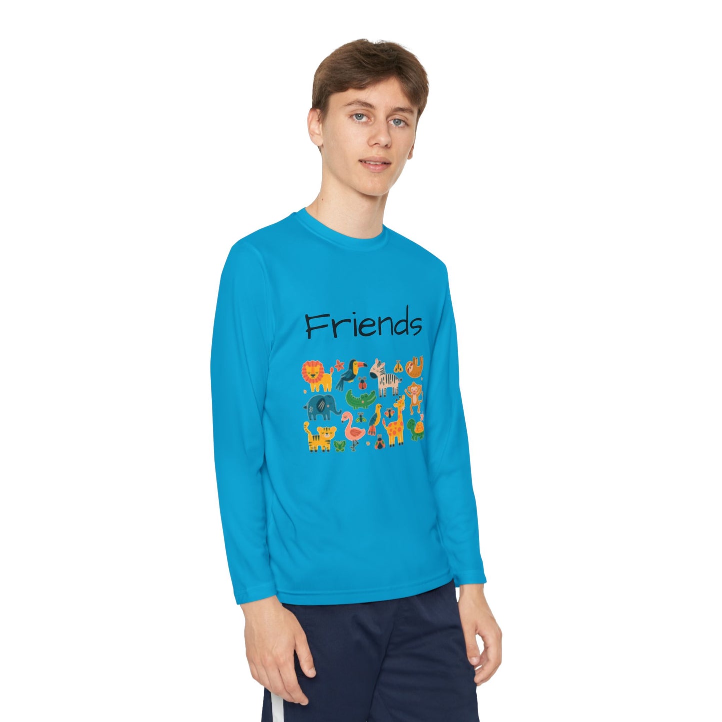 Camiseta de competición de manga larga para jóvenes