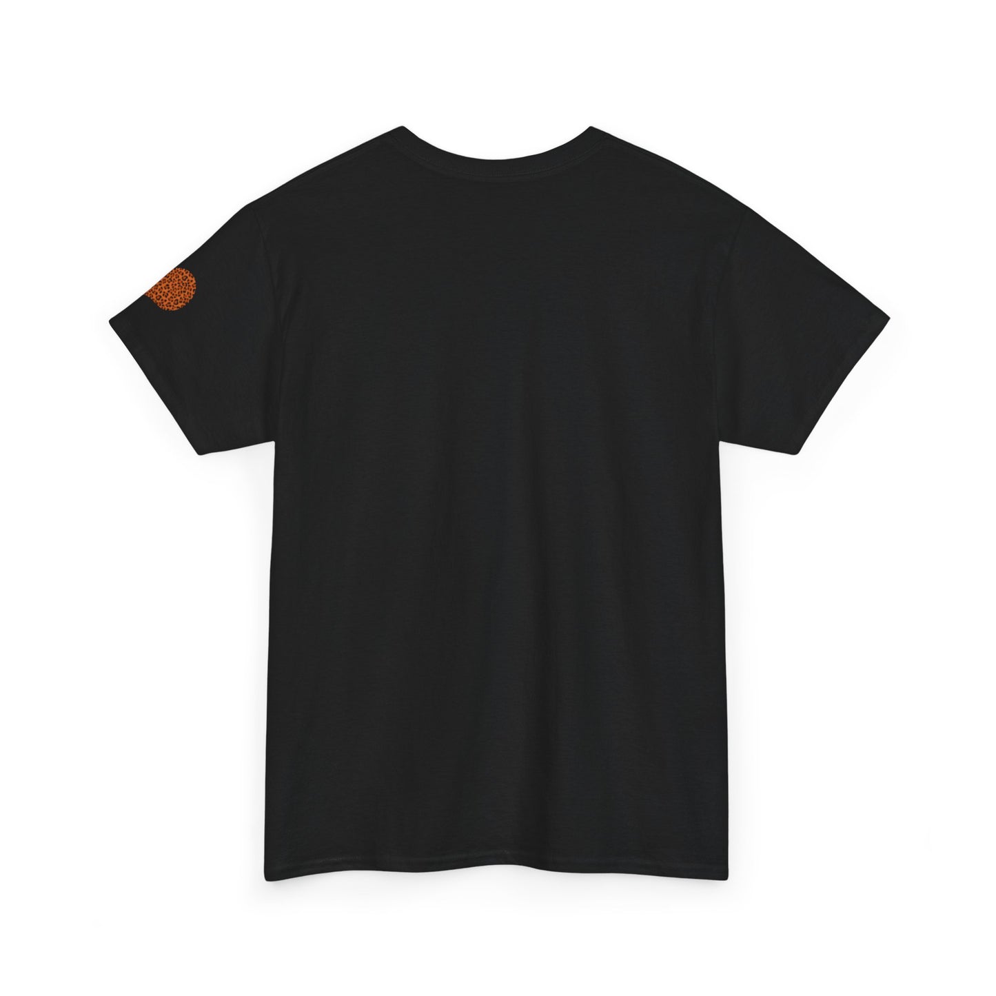 Camiseta unisex de algodón grueso con estampado de leopardo llamativo - Camiseta con gráfico artístico de animales