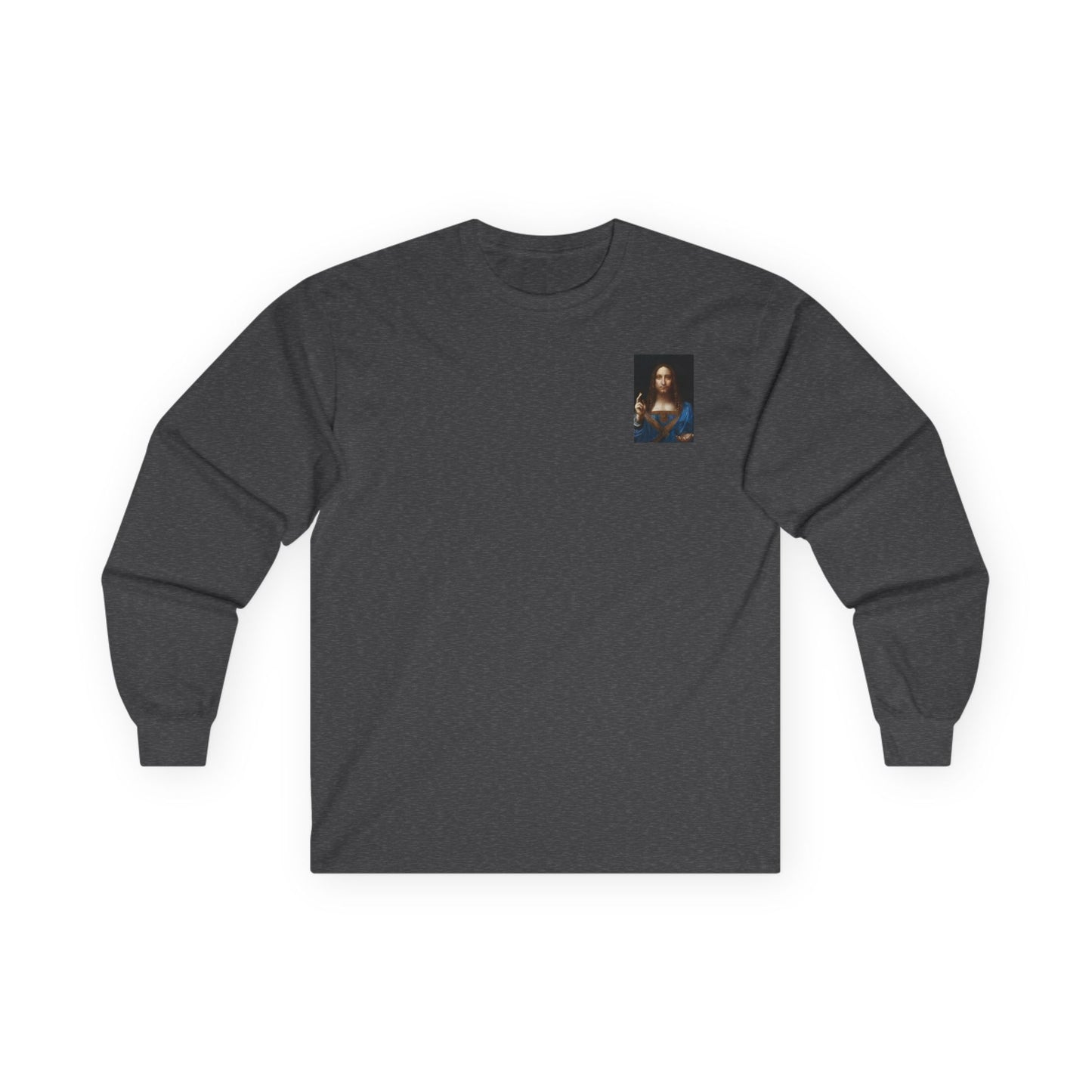 Camiseta de manga larga Jesús Dios creó los Cielos el Infierno la Tierra