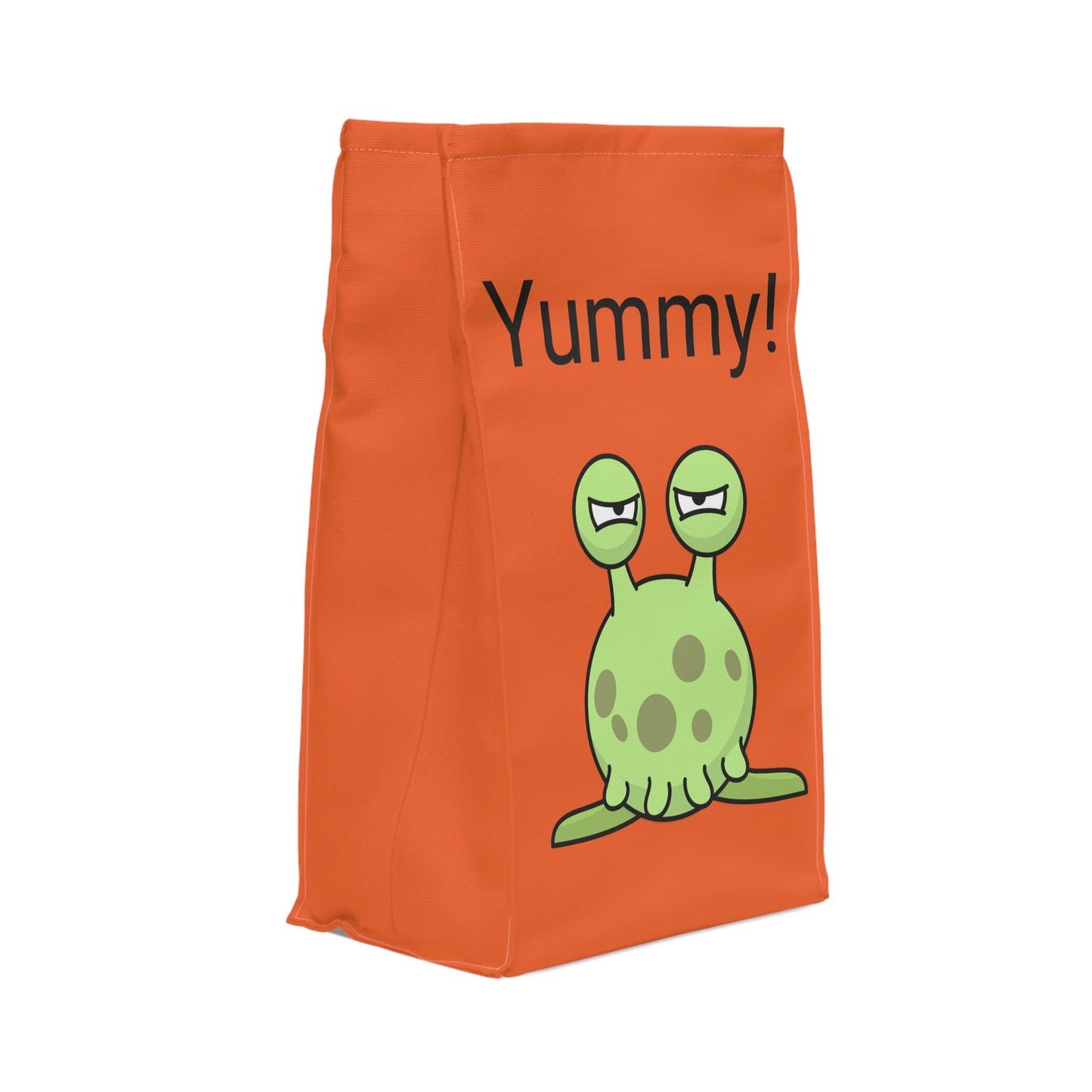 Bolsa de almuerzo de poliéster verde extraterrestre Yummy