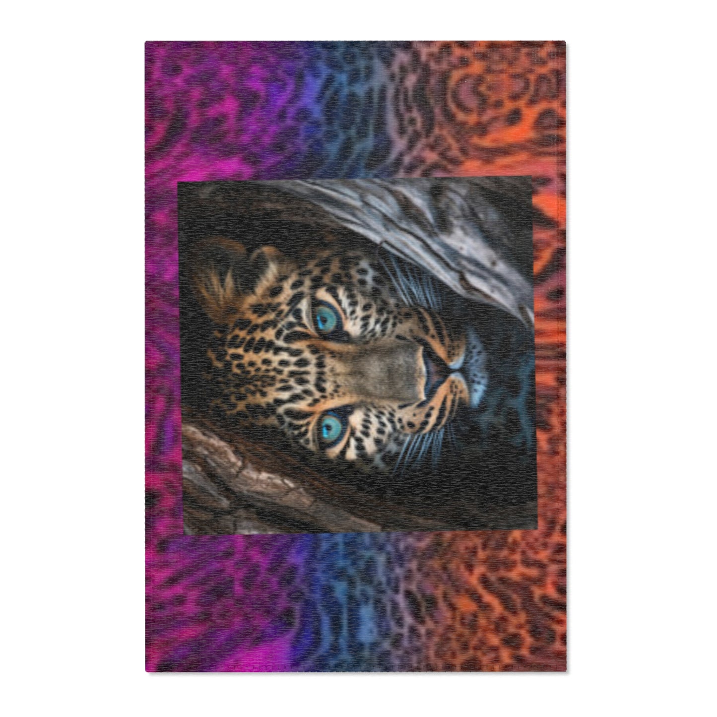 Leopard & Animal Print Area Rug, Bold Leopard Design, Home Decor, Animal Print Carpet, Living Room Accent, Unique Gift Idea, Vibrant Colors