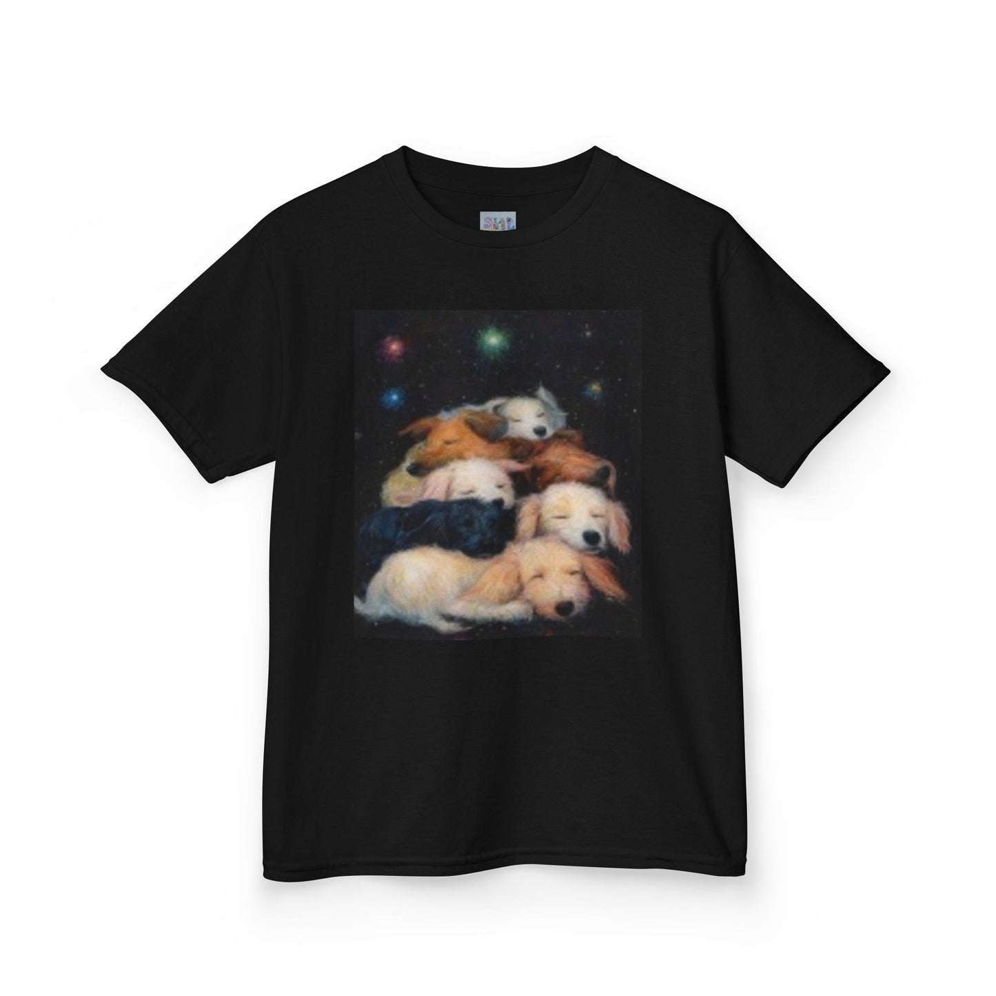 Cute Doggos Kids T-shirt, Comfy Tee for Kids, Dog Lover Gift, Adorable Animal Shirt, Birthday Party Outfit, Sleepy Dog Design