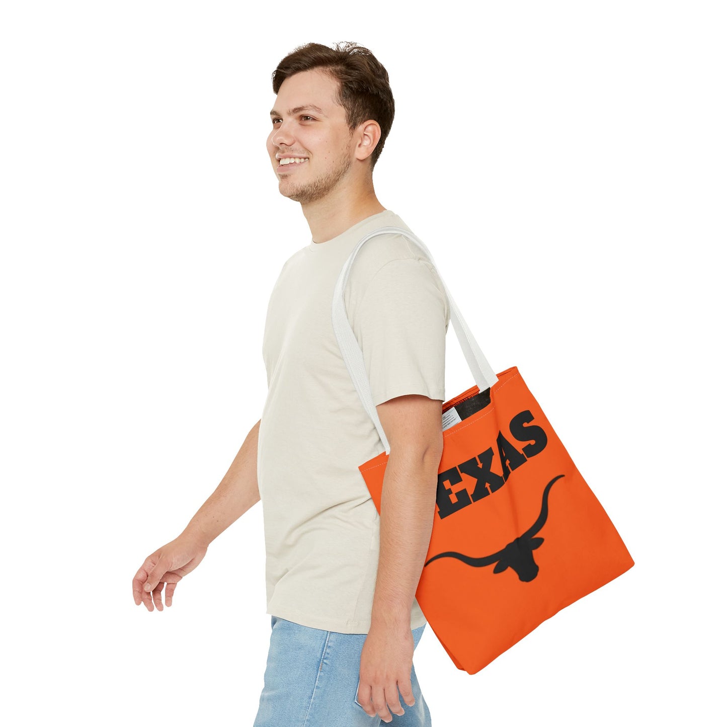 Bolsa de mano Texas Longhorn: diseño naranja llamativo para fanáticos