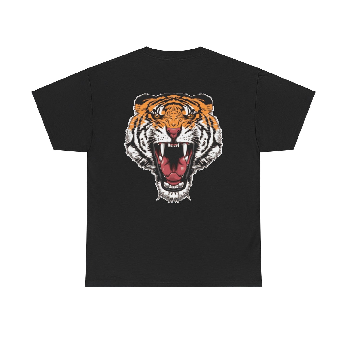 Camiseta A Japón le encanta esta camiseta de mezcla pesada con cuello redondo de tigre.