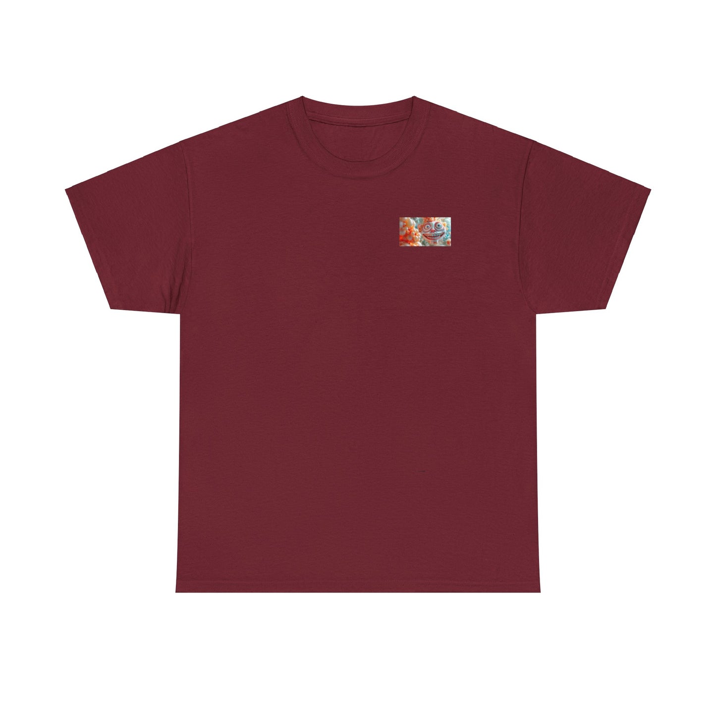 Camiseta de manga corta con dibujos de dientes