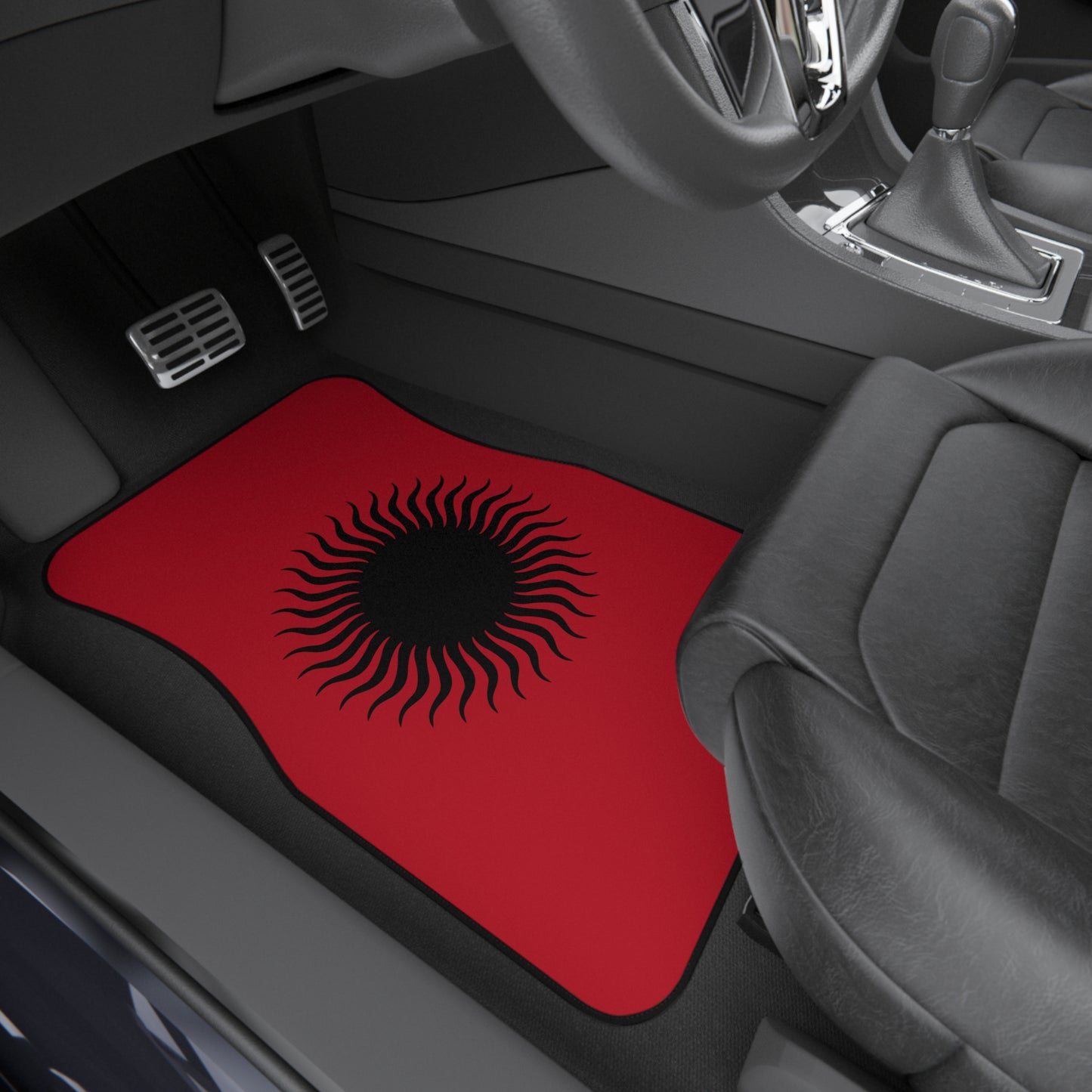 Alfombrillas para coche (juego de 4) Sol negro